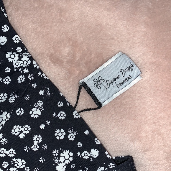 Dippin' Daisys Black and White Floral Bikini - Picture 2 of 3